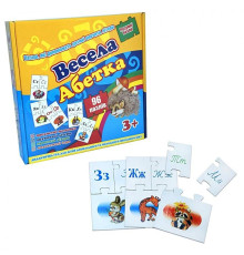 Настольная игра пазлы "Весела абетка" "ЯУ" (525-)